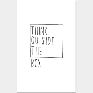 Think Outside the Box Posters and Art